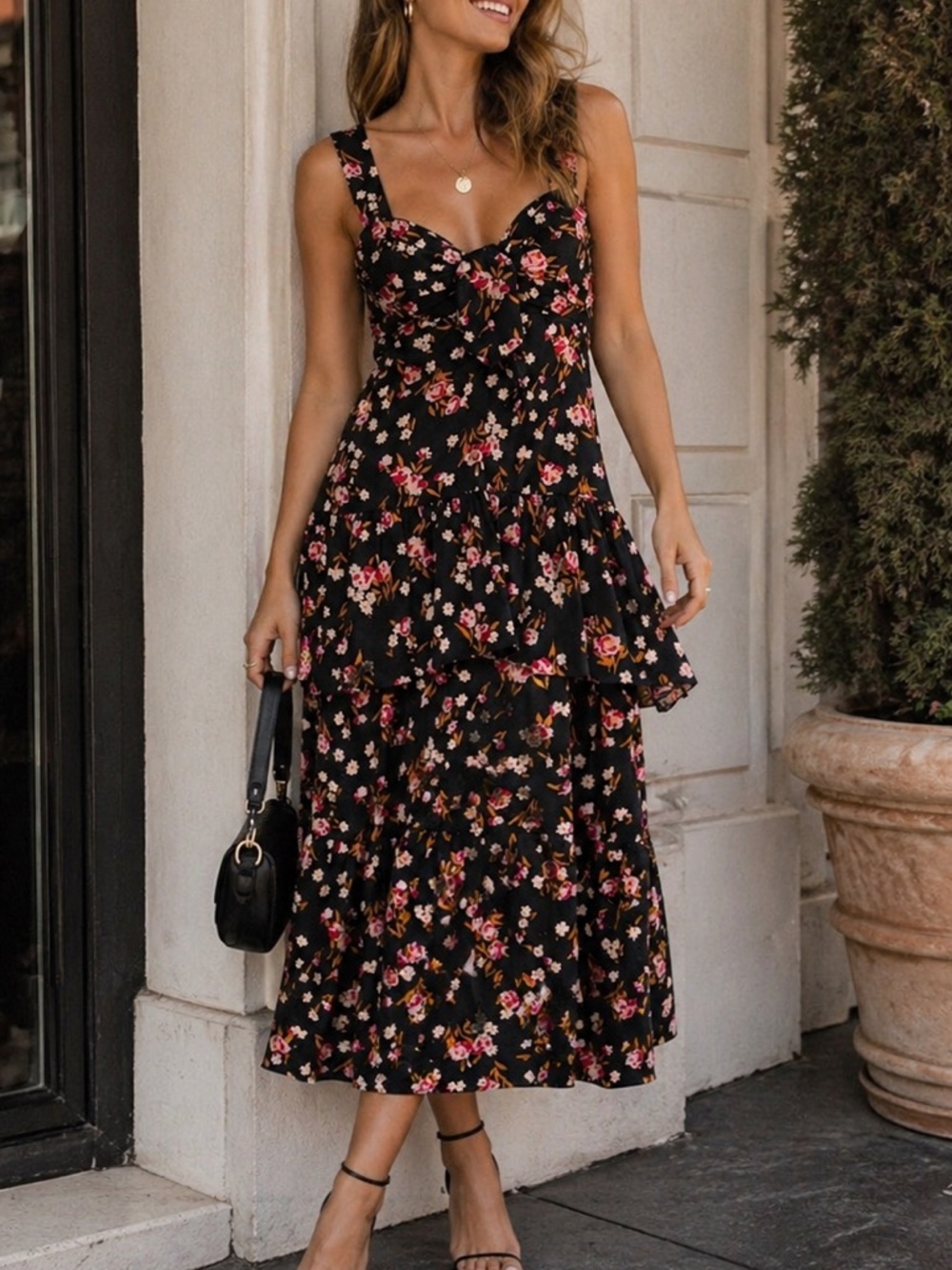 ALC floral dress